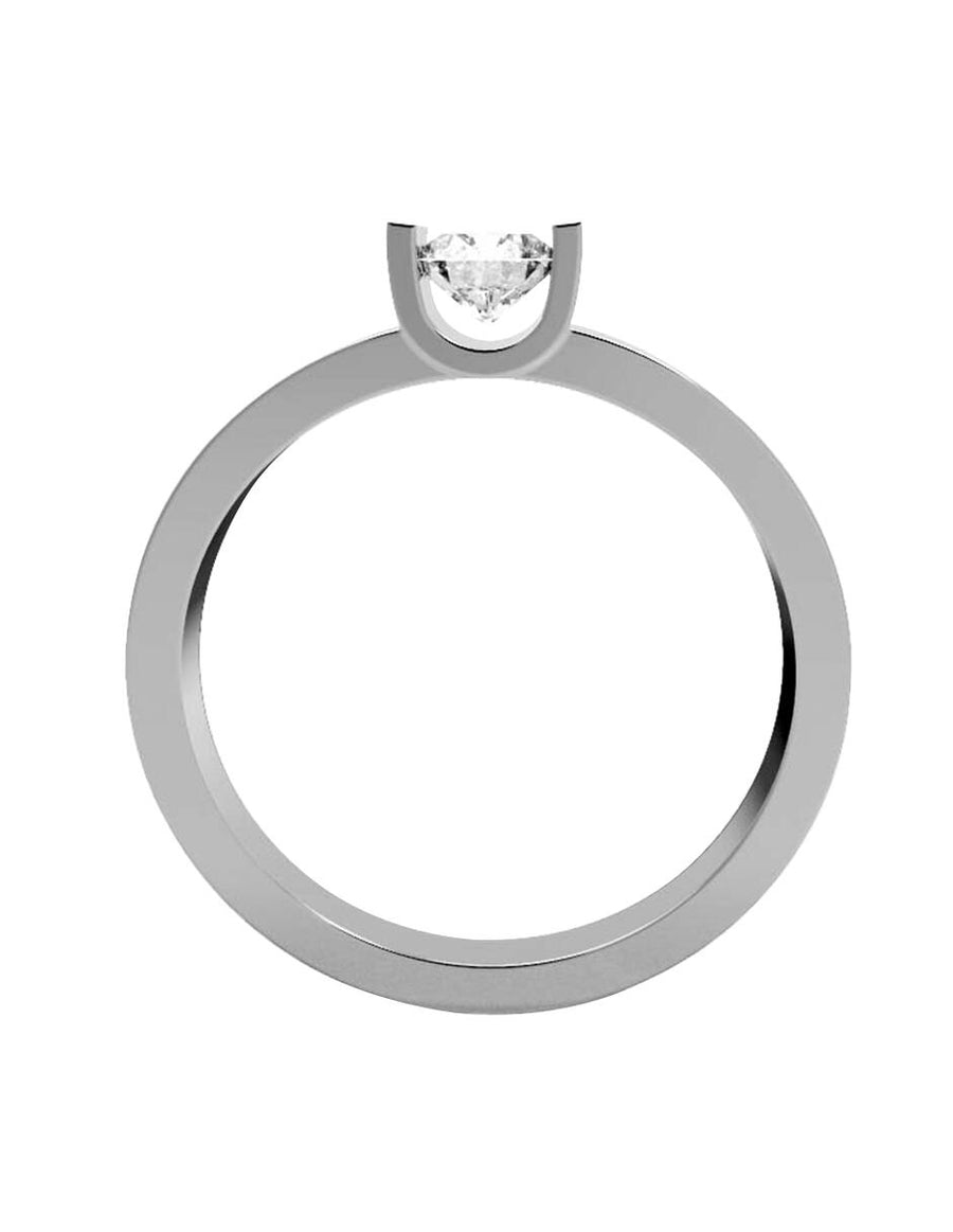 ANILLO DE ORO CON CIRCONIA