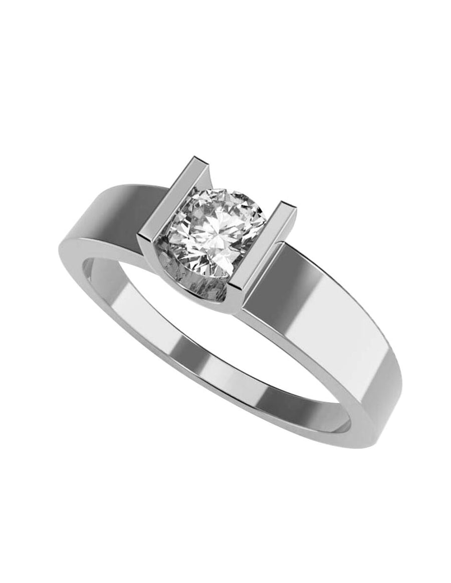 ANILLO DE ORO CON CIRCONIA