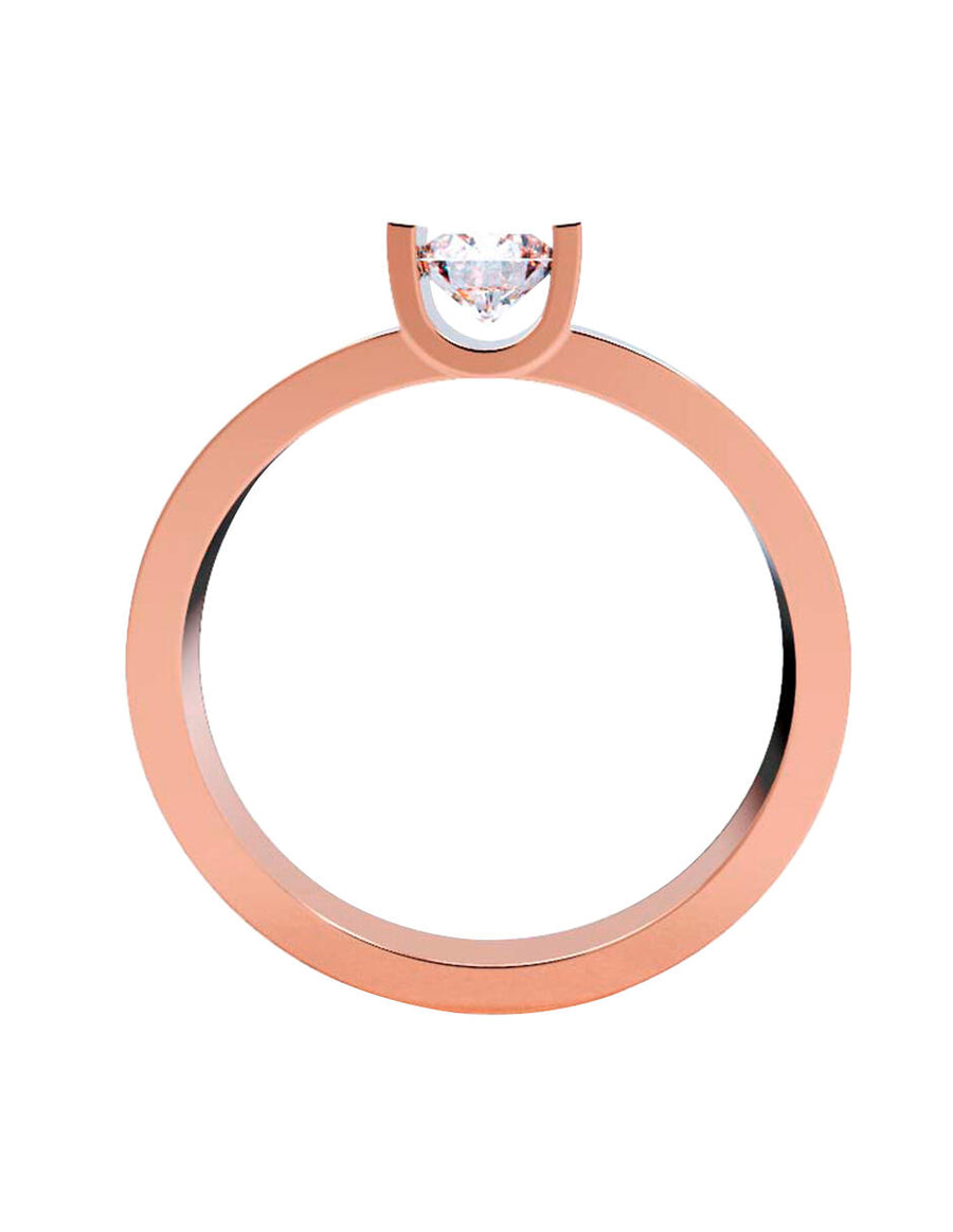 ANILLO DE ORO CON CIRCONIA