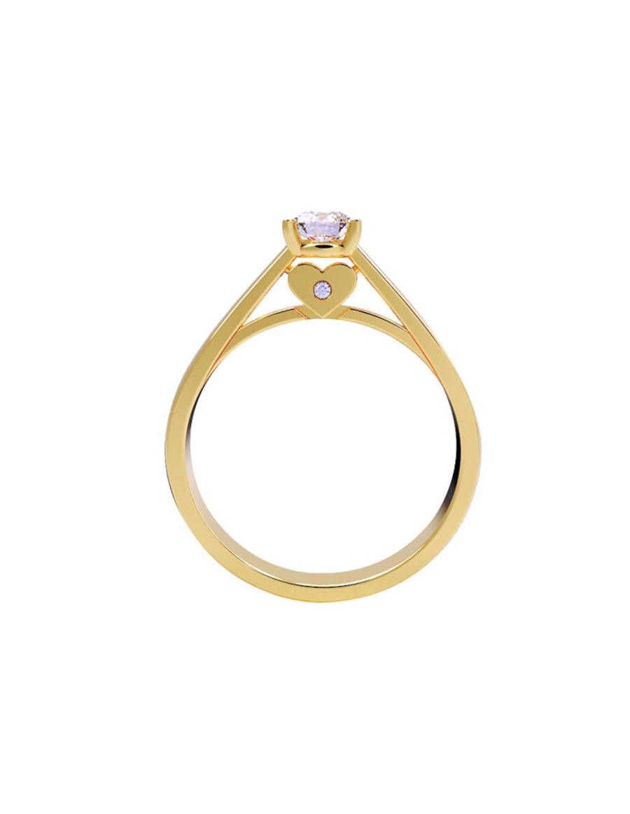 ANILLO DE ORO CON CIRCONIA