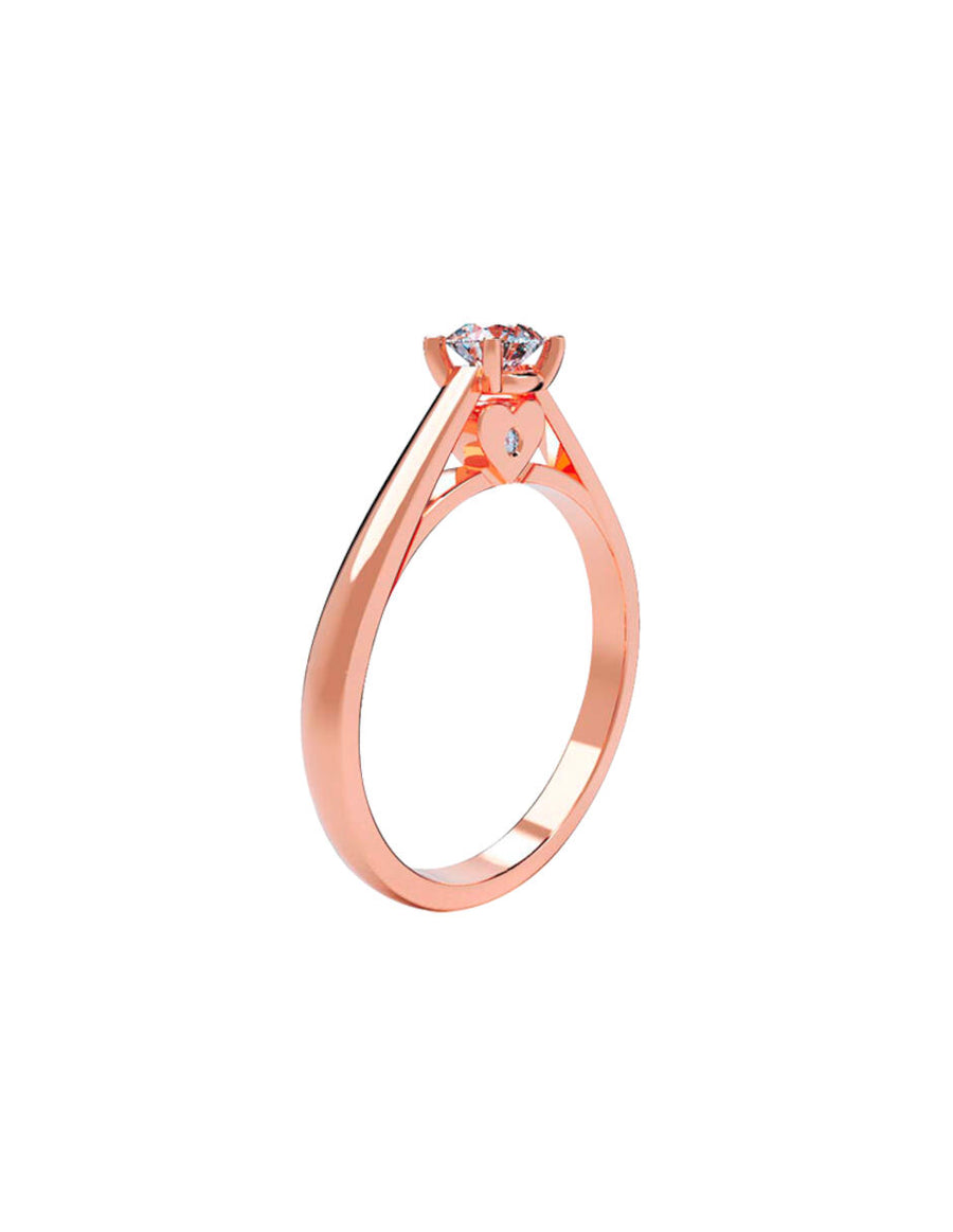 ANILLO DE ORO CON CIRCONIA