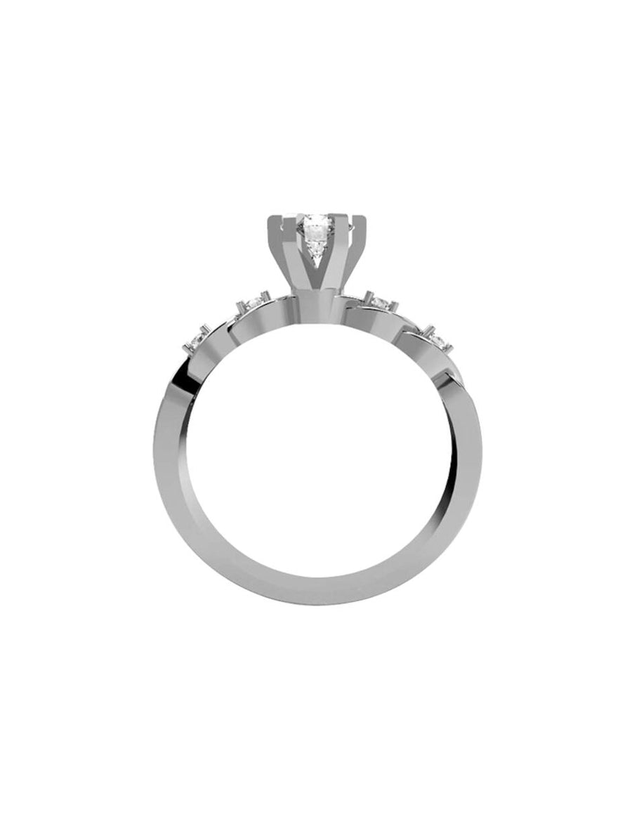 ANILLO DE ORO CON CIRCONIA