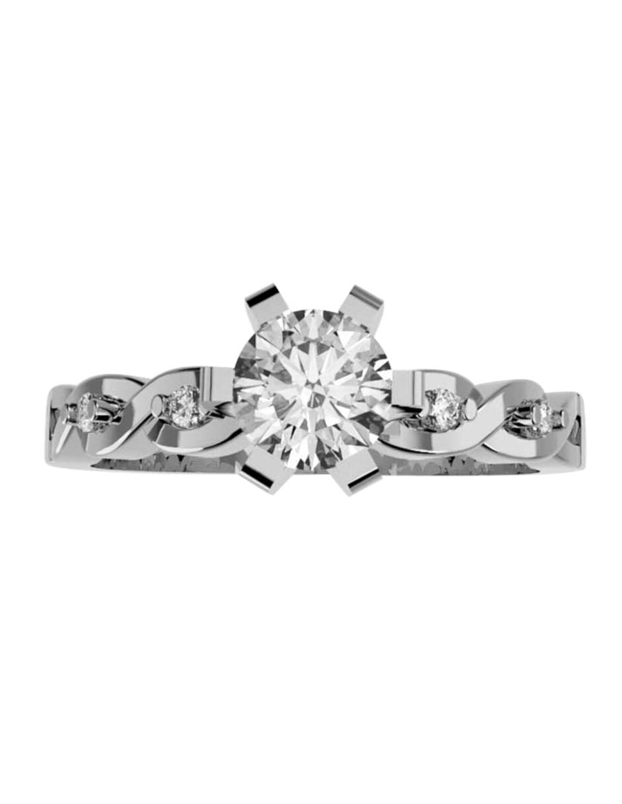 ANILLO DE ORO CON CIRCONIA