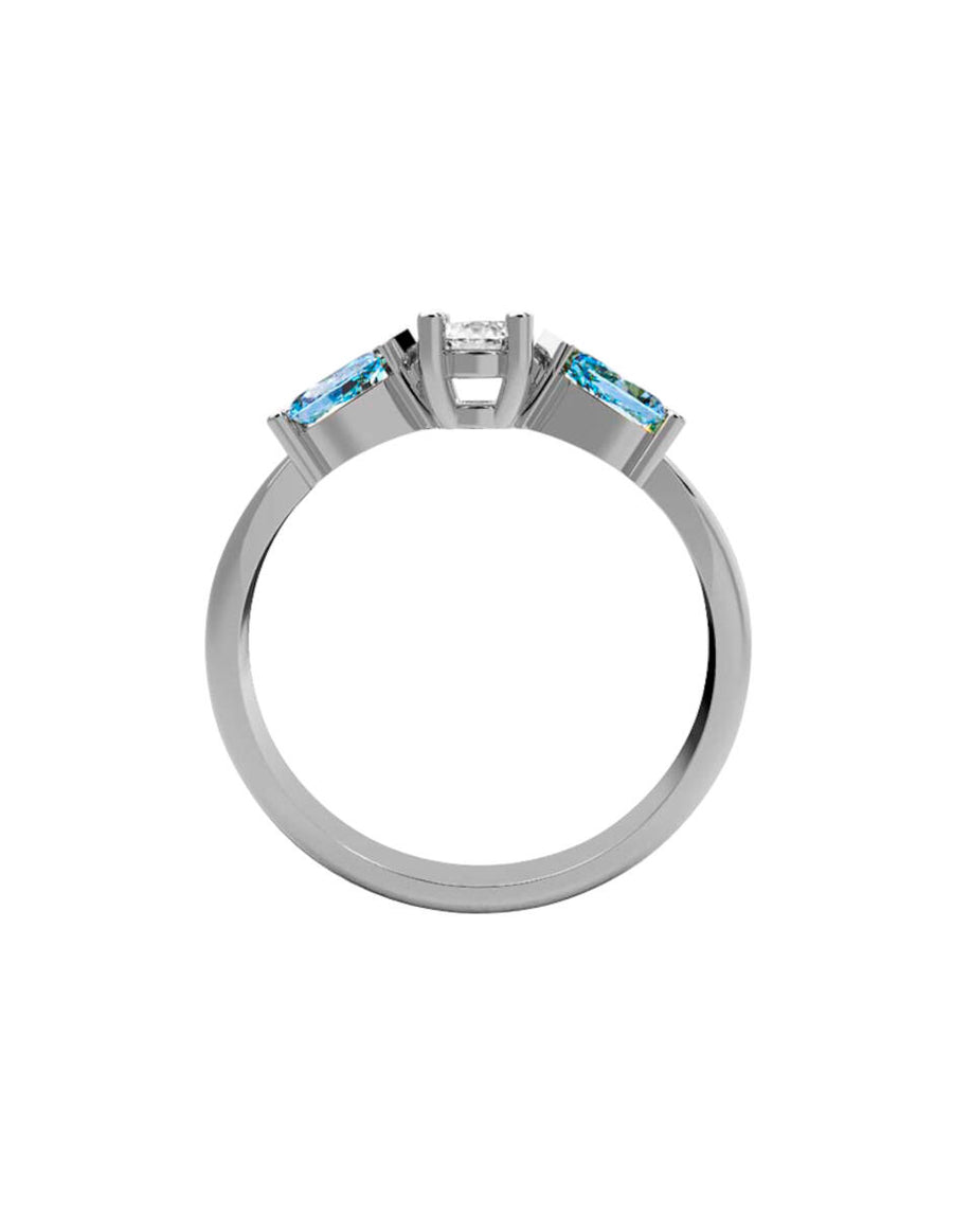 ANILLO DE ORO CON CIRCONIA