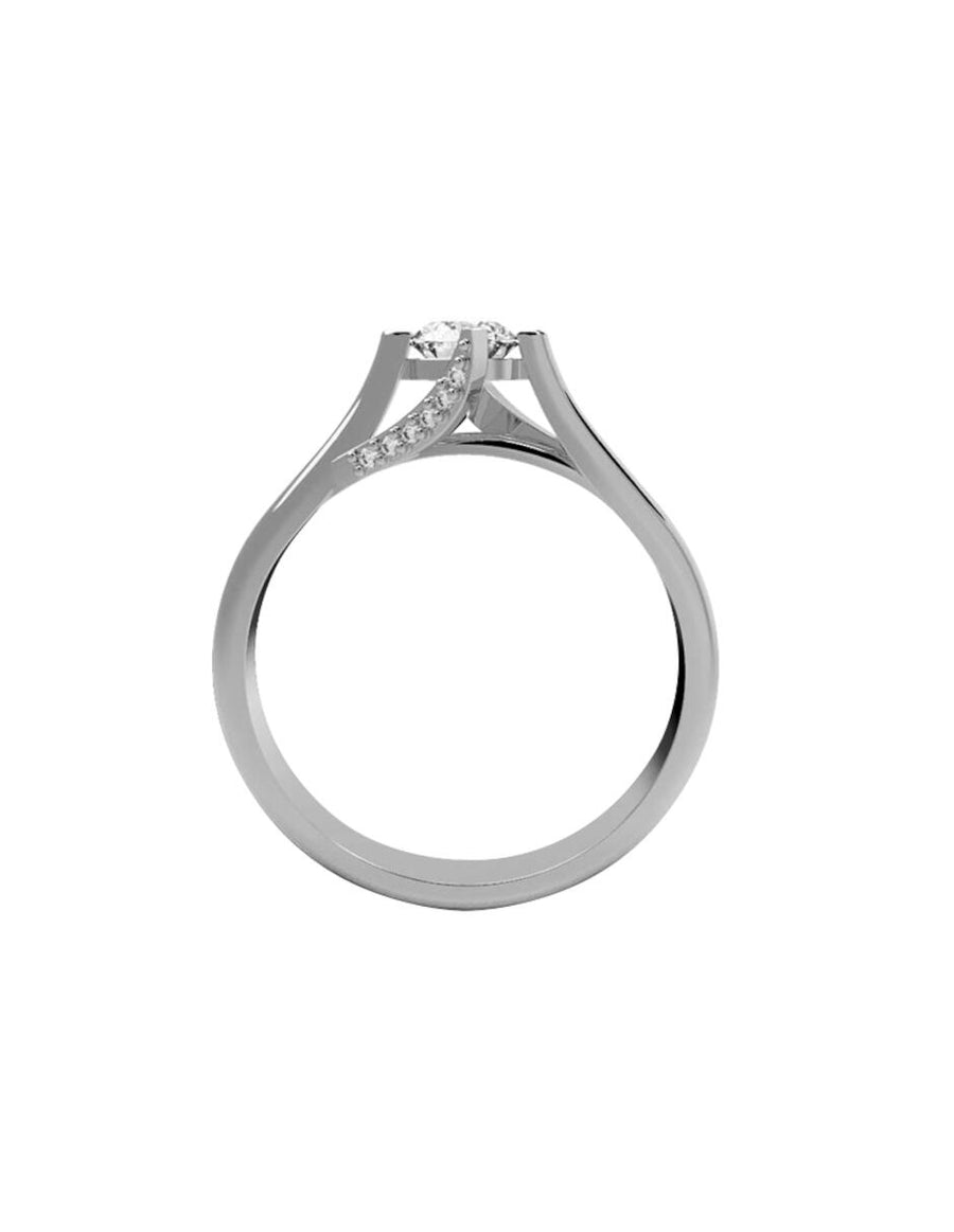 ANILLO DE ORO CON CIRCONIA