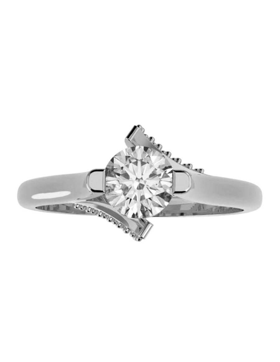 ANILLO DE ORO CON CIRCONIA