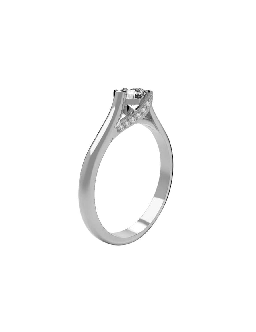 ANILLO DE ORO CON CIRCONIA