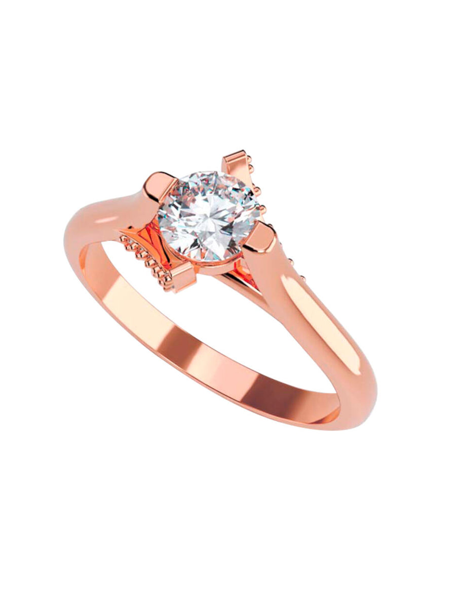 ANILLO DE ORO CON CIRCONIA