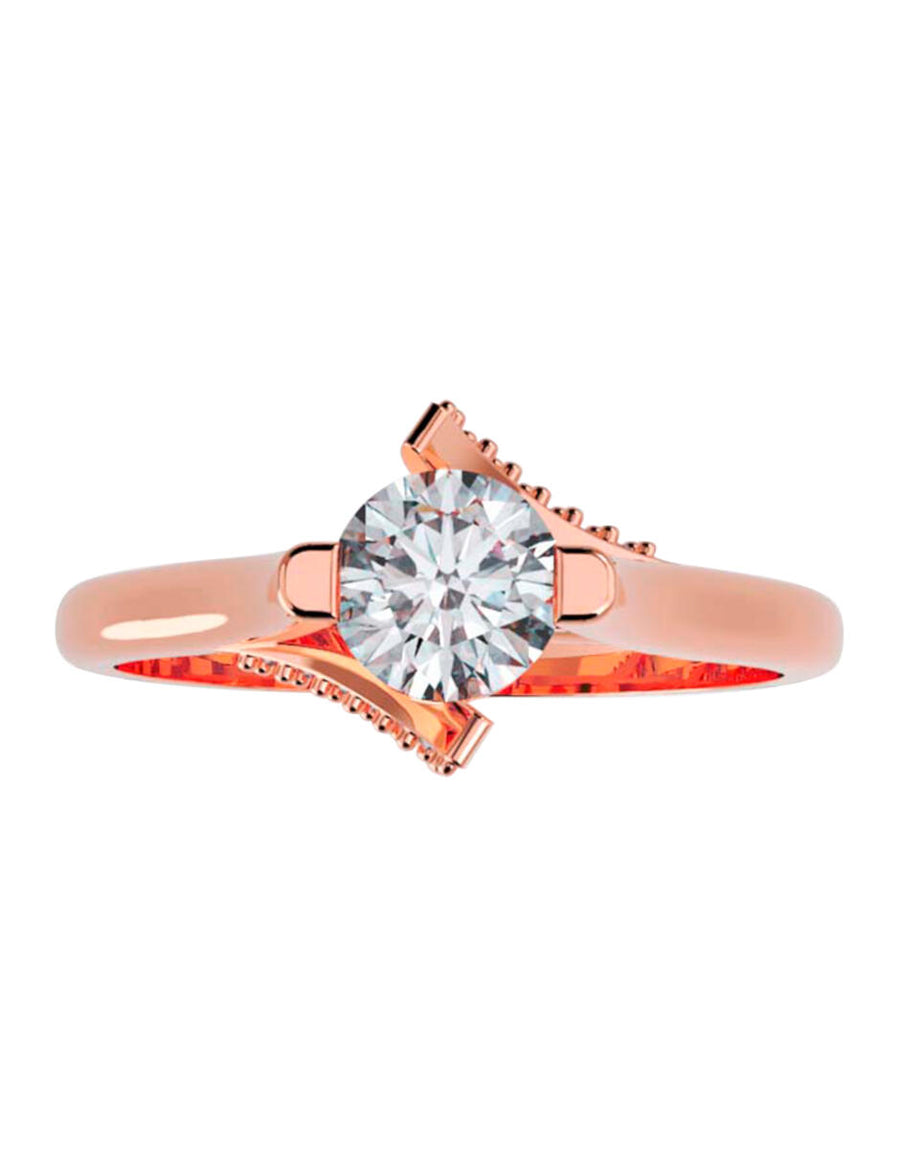 ANILLO DE ORO CON CIRCONIA