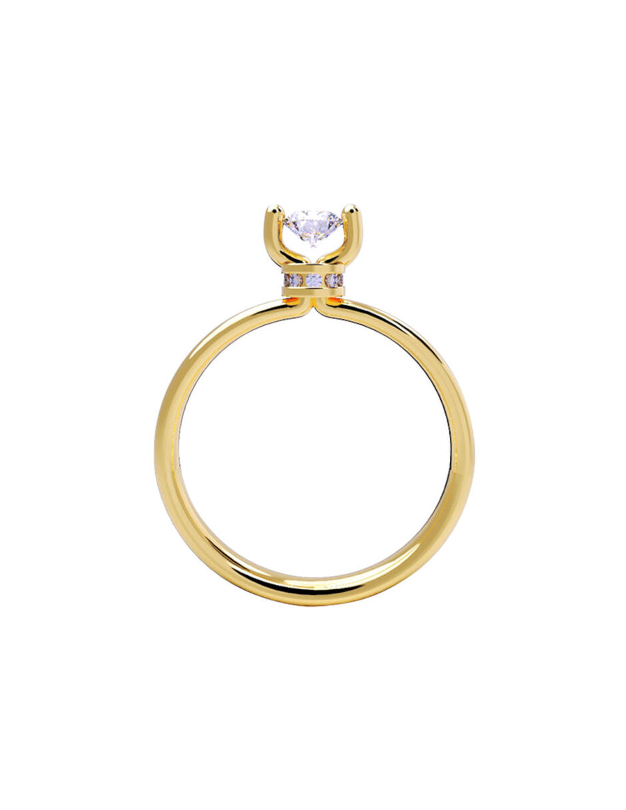 ANILLO DE ORO CON CIRCONIA