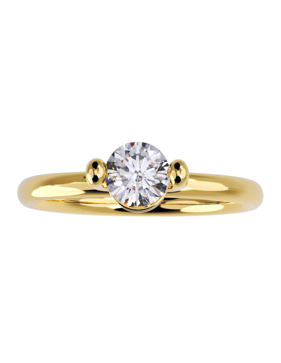 ANILLO DE ORO CON CIRCONIA
