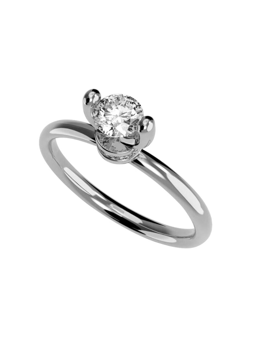 ANILLO DE ORO CON CIRCONIA