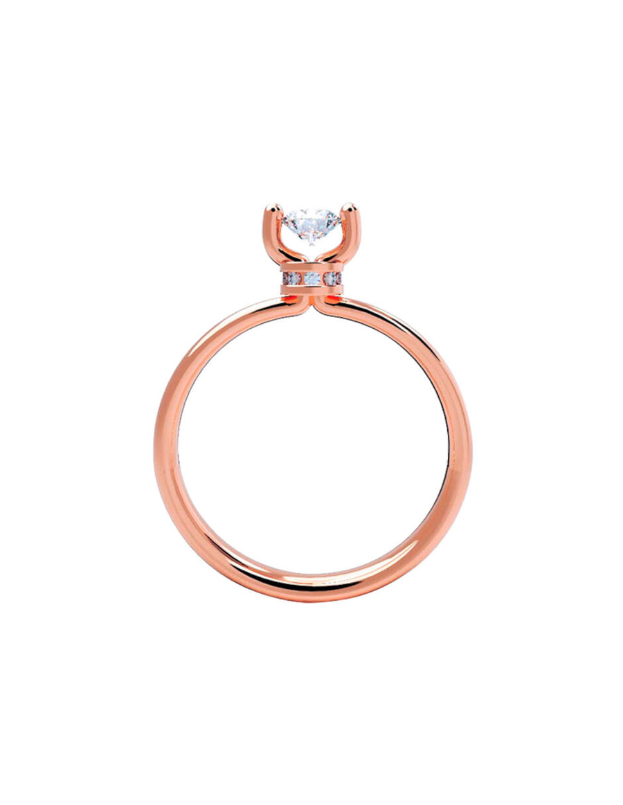 ANILLO DE ORO CON CIRCONIA
