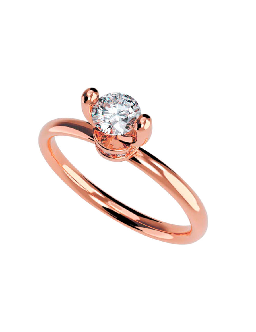 ANILLO DE ORO CON CIRCONIA
