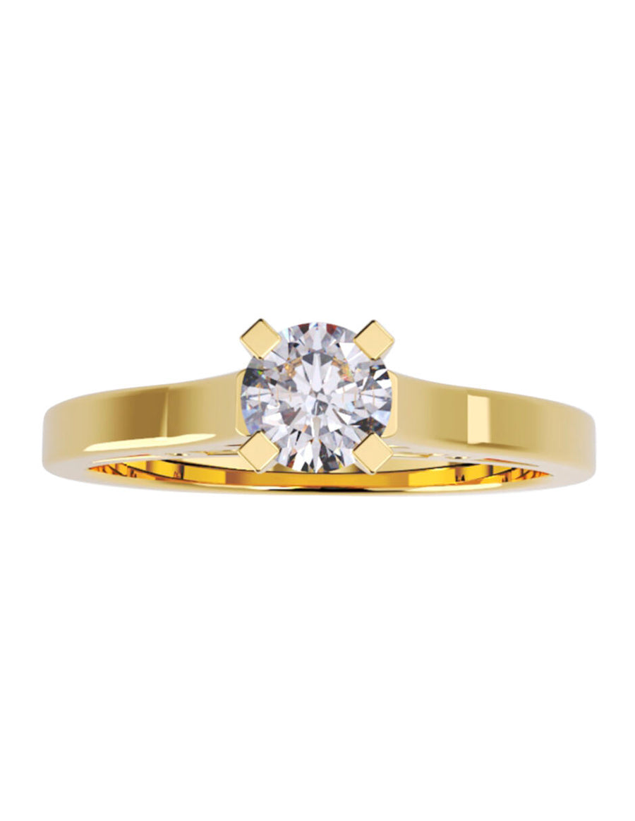 ANILLO DE ORO CON CIRCONIA