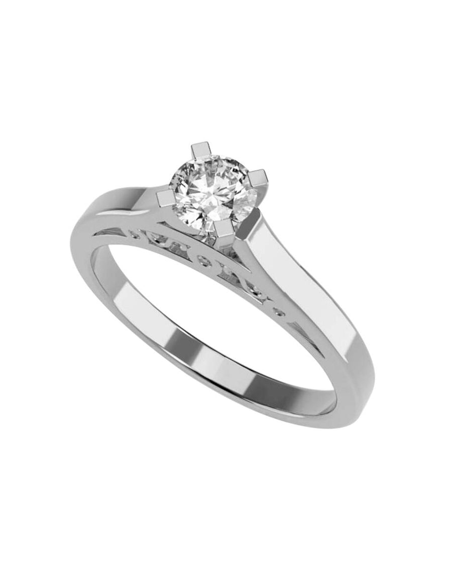 ANILLO DE ORO CON CIRCONIA