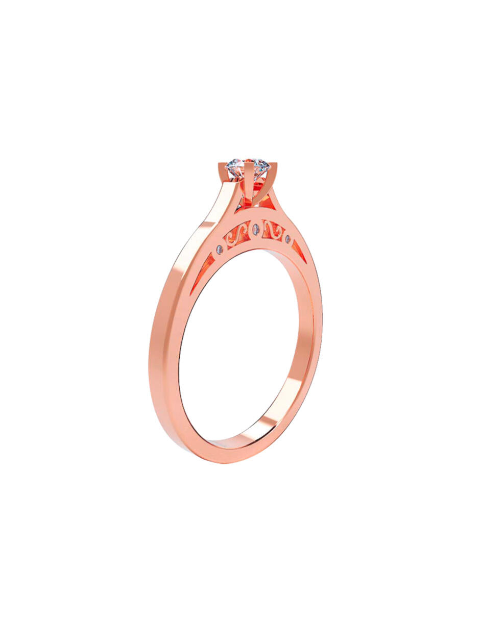 ANILLO DE COMPROMISO CON DIAMANTE DE E SI1 – Amore Mio!