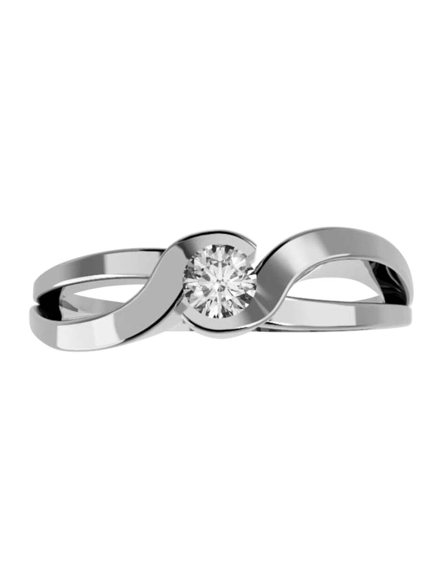 ANILLO DE ORO CON CIRCONIA