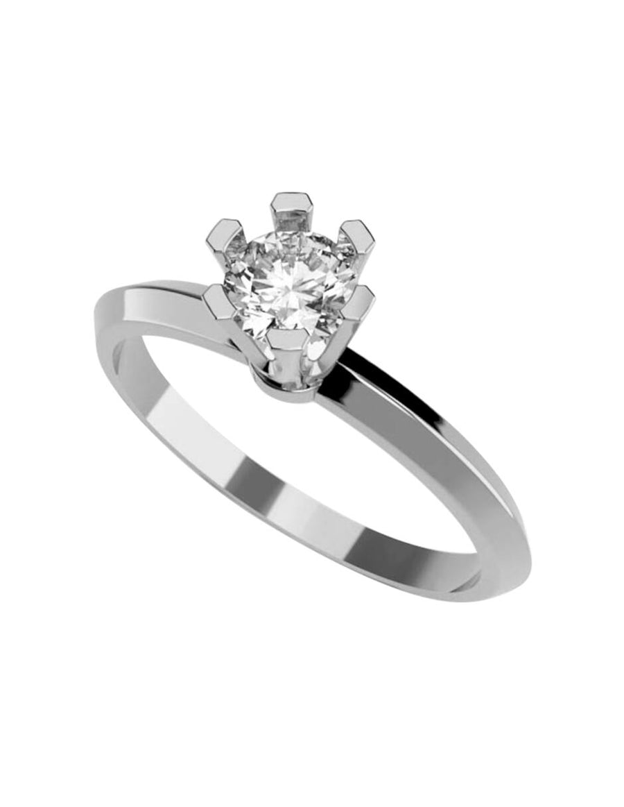 ANILLO DE ORO CON CIRCONIA