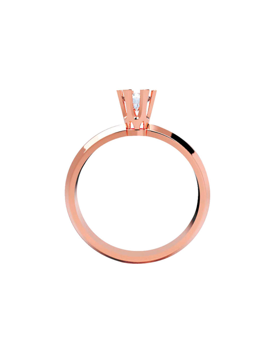 ANILLO DE ORO CON CIRCONIA