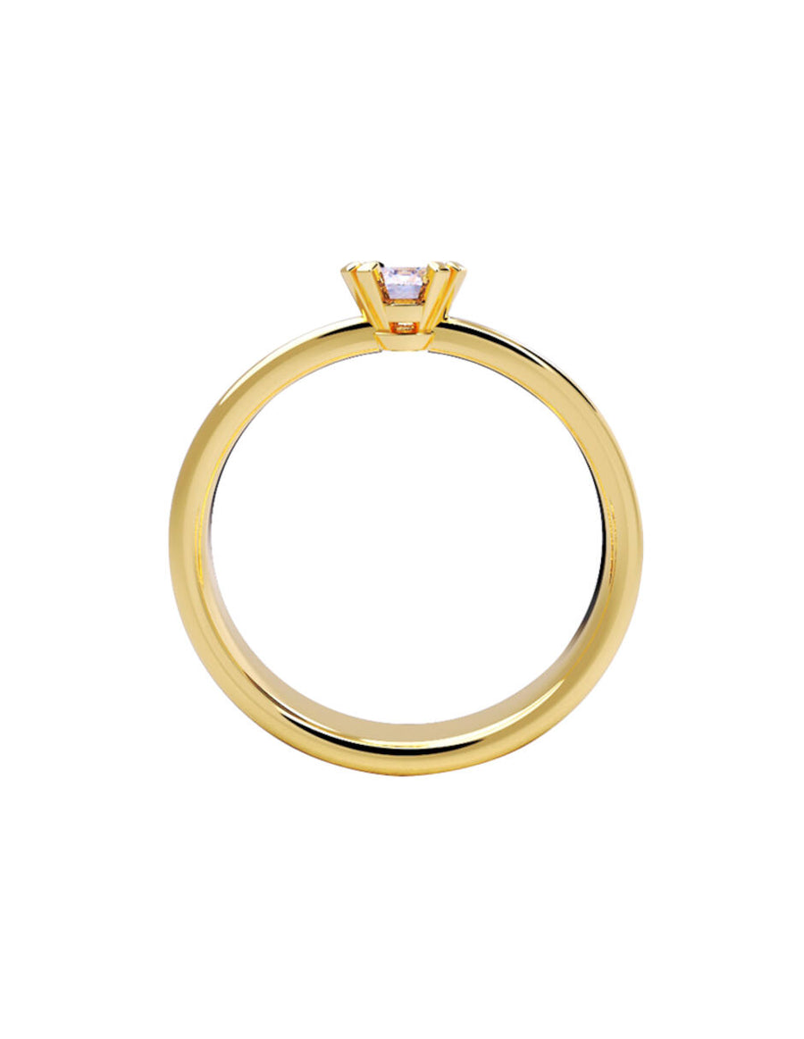 ANILLO DE ORO CON CIRCONIA