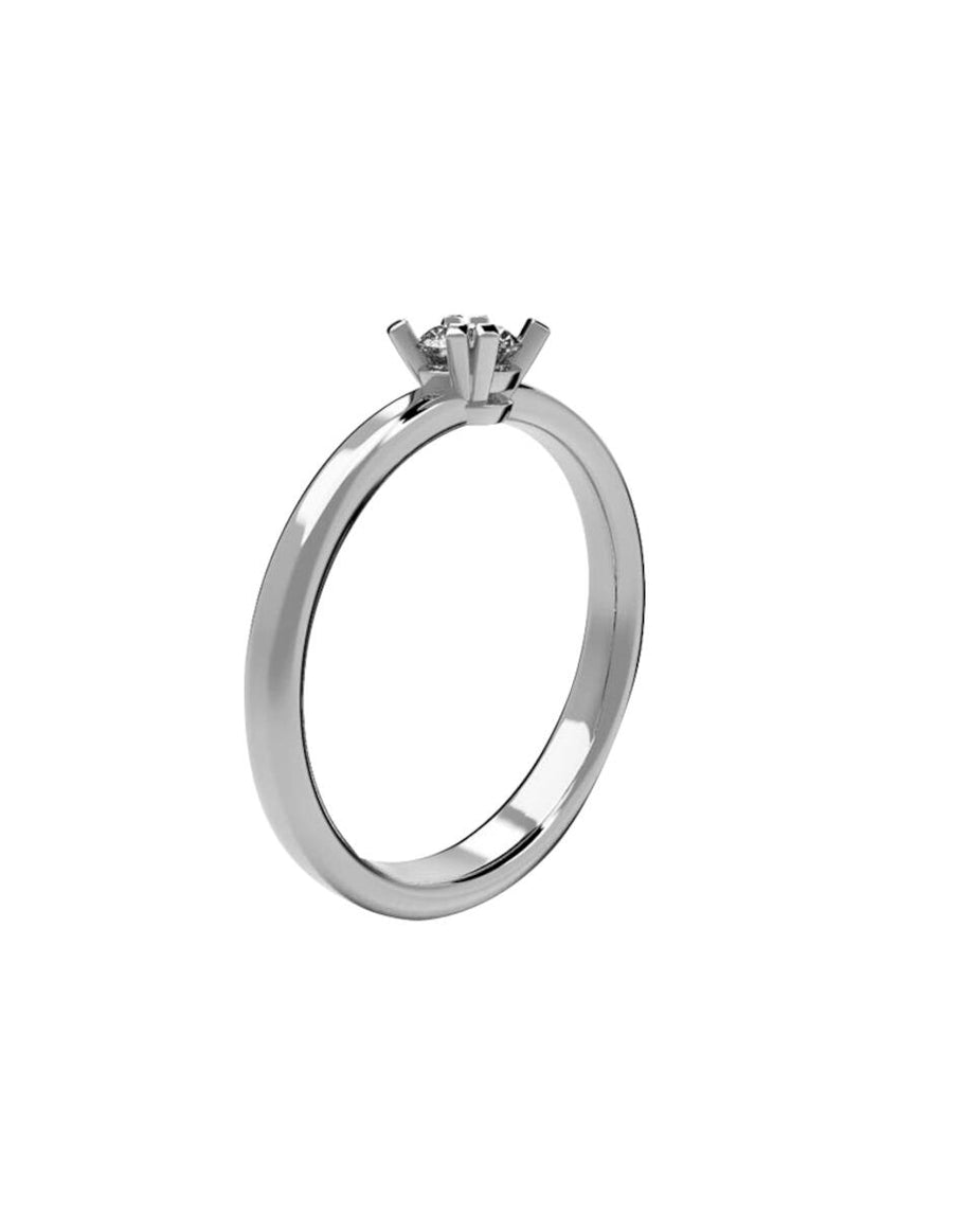 ANILLO DE ORO CON CIRCONIA