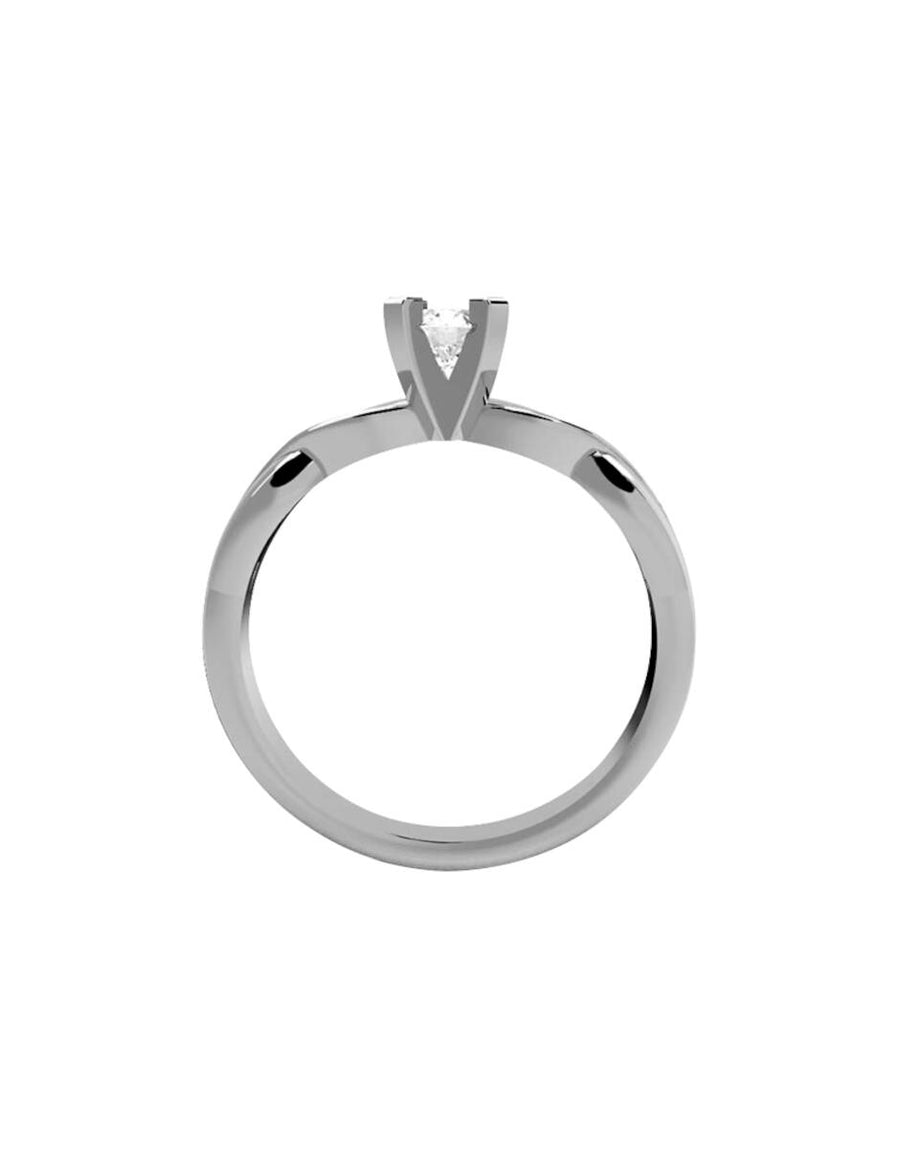 ANILLO DE ORO CON CIRCONIA
