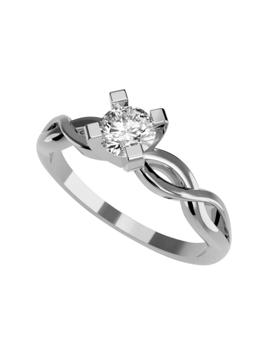 ANILLO DE ORO CON CIRCONIA