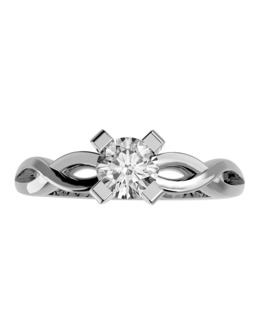ANILLO DE ORO CON CIRCONIA