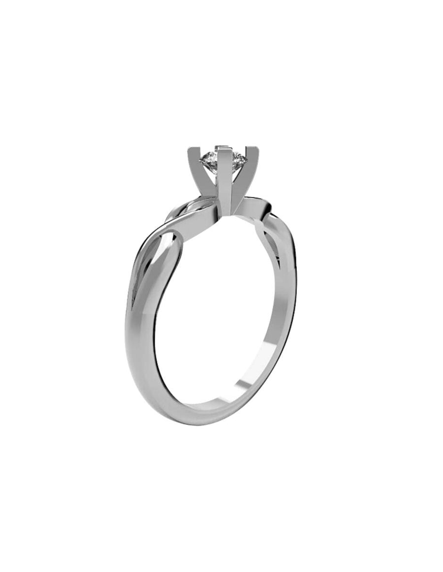 ANILLO DE ORO CON CIRCONIA
