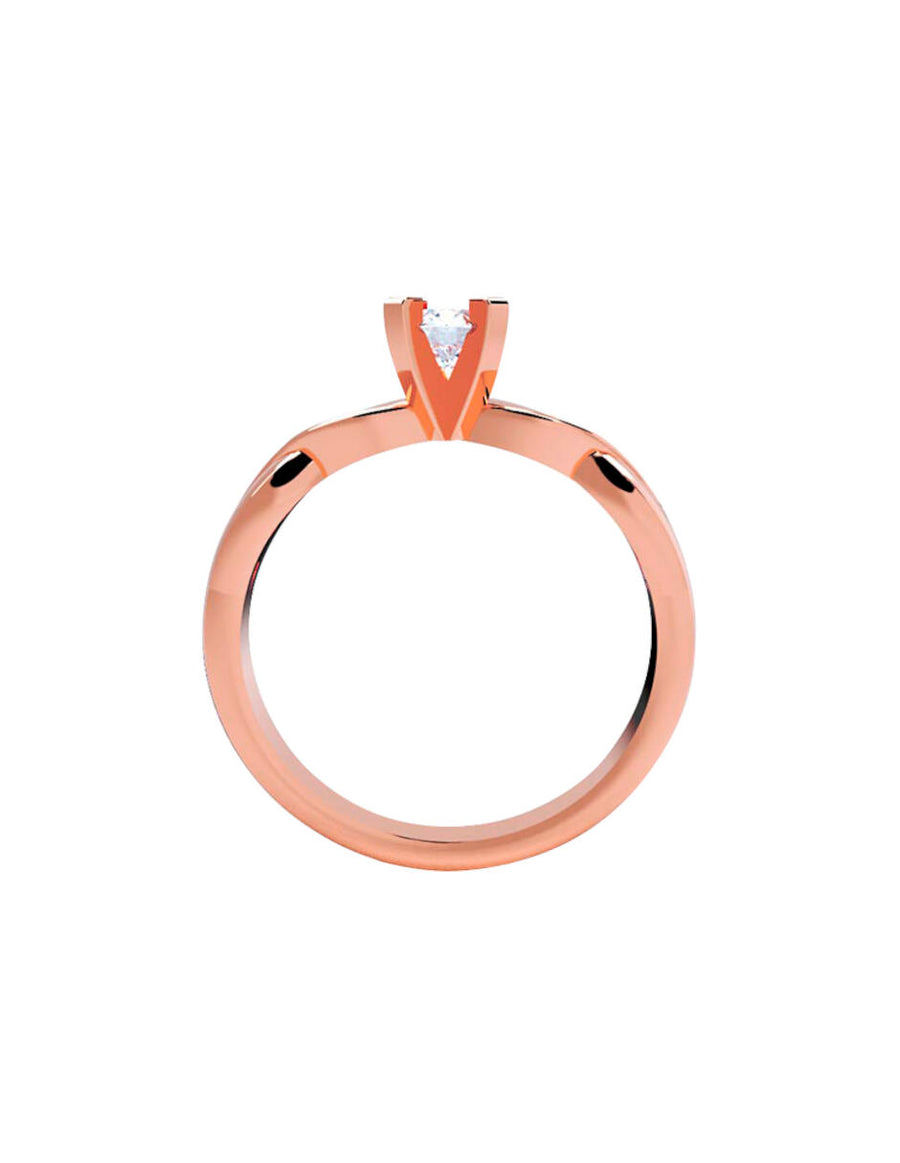 ANILLO DE ORO CON CIRCONIA