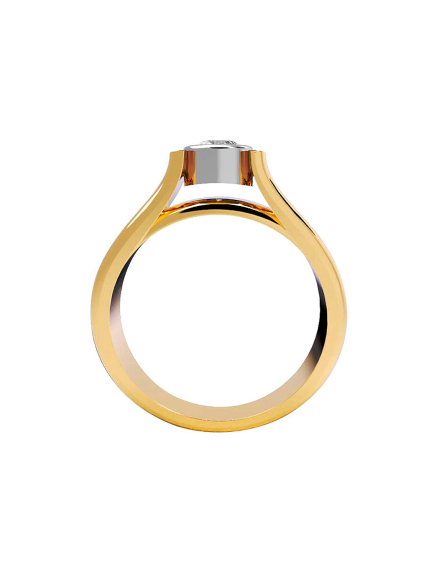 ANILLO DE ORO CON CIRCONIA