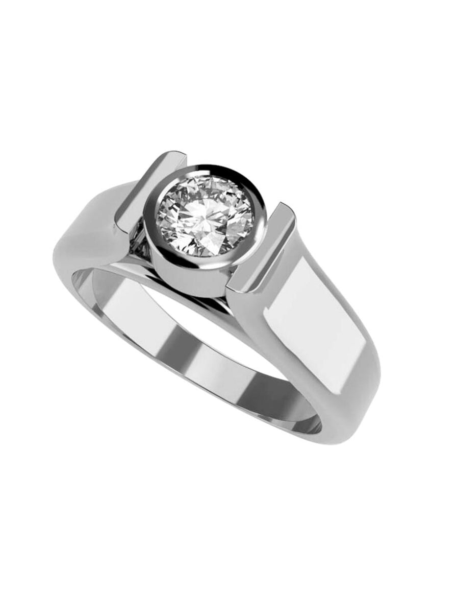 ANILLO DE ORO CON CIRCONIA