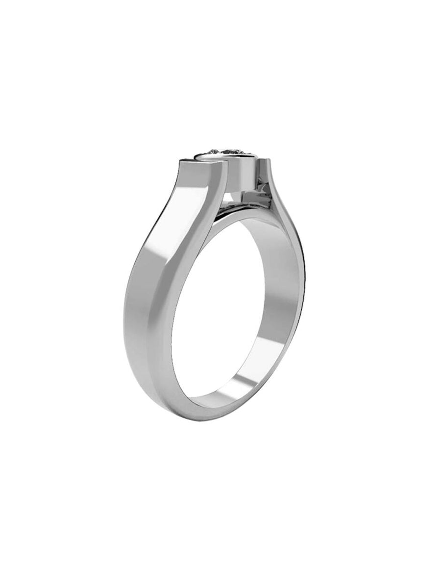 ANILLO DE ORO CON CIRCONIA