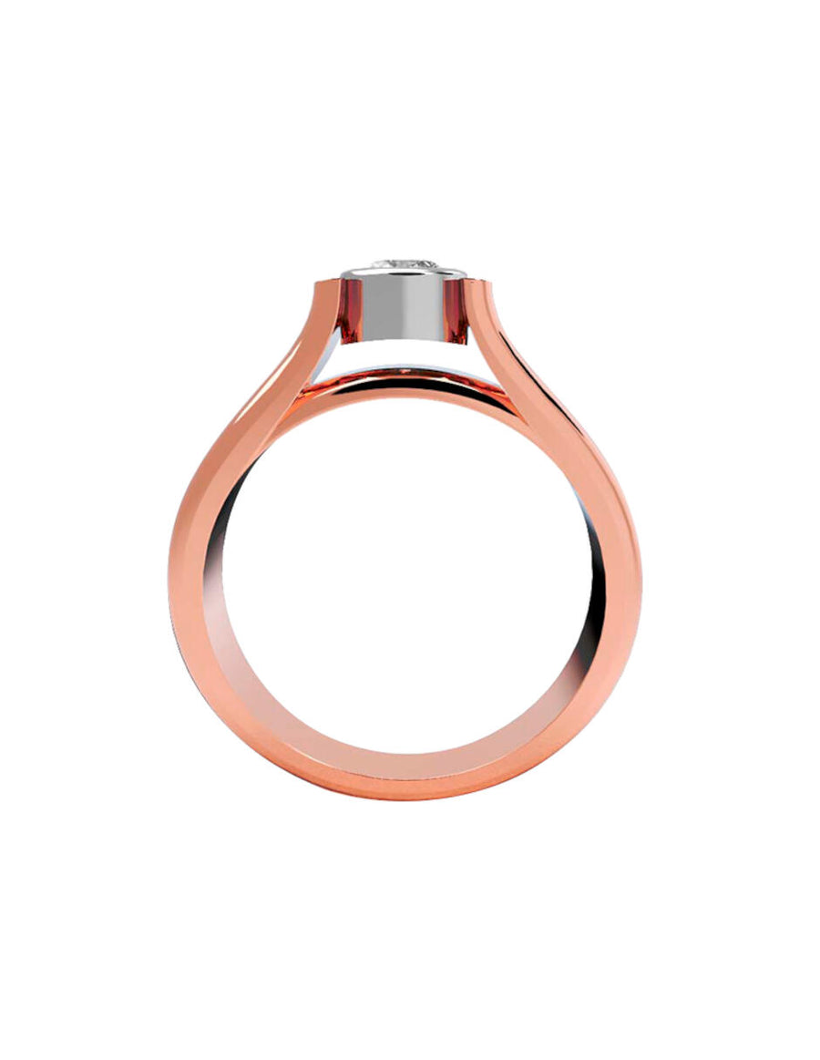 ANILLO DE ORO CON CIRCONIA