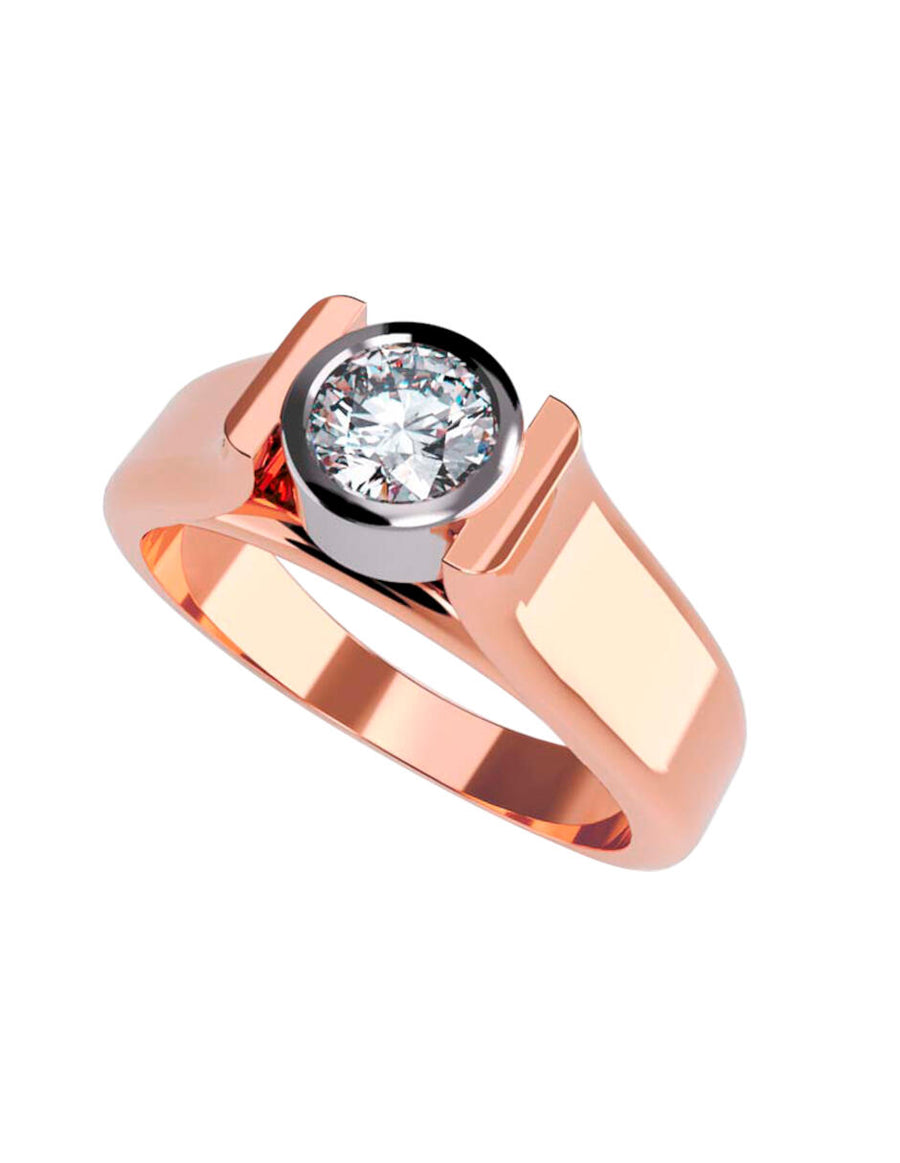 ANILLO DE ORO CON CIRCONIA