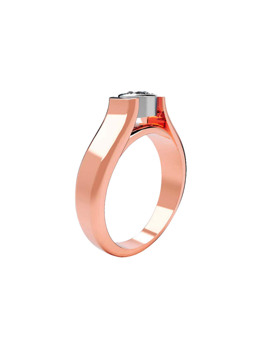 ANILLO DE ORO CON CIRCONIA