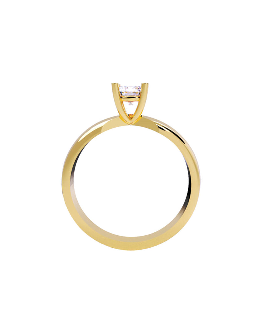 ANILLO DE ORO CON CIRCONIA