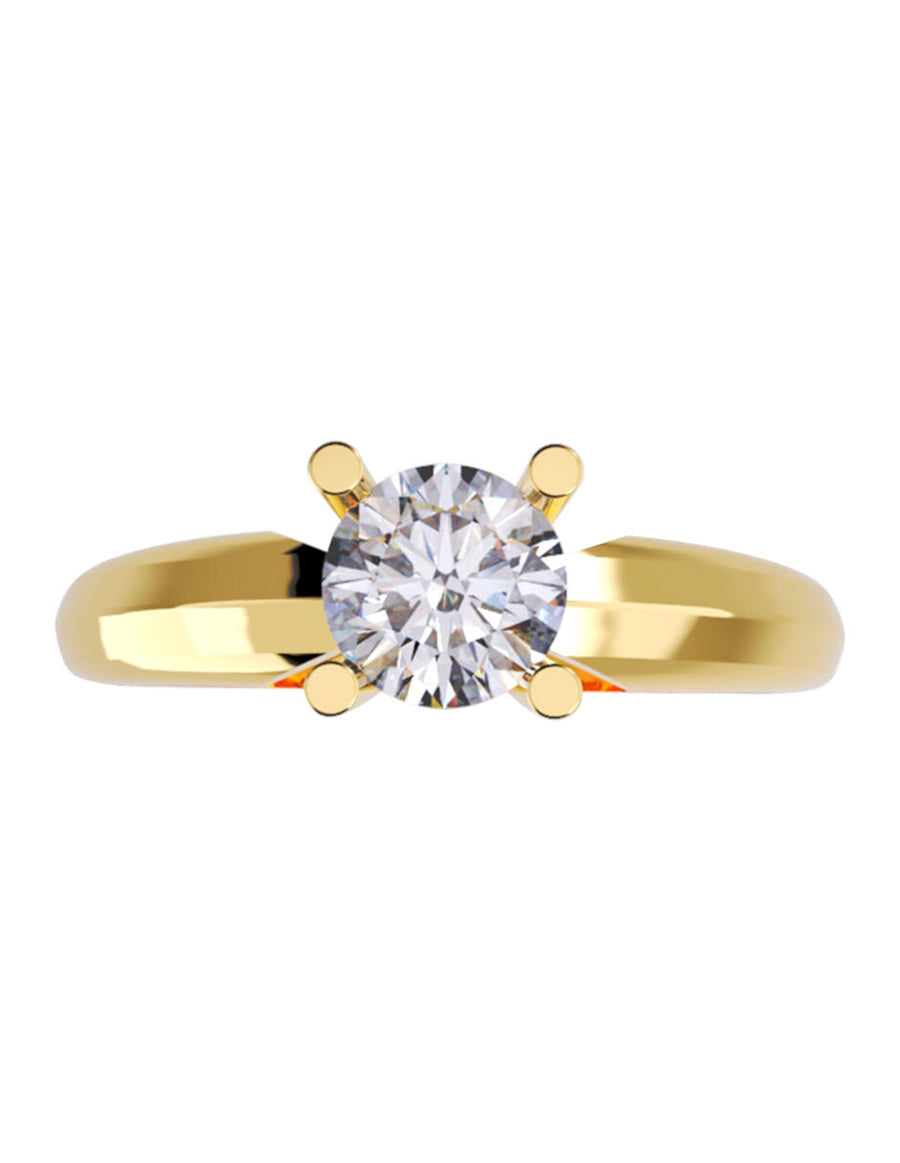 ANILLO DE ORO CON CIRCONIA