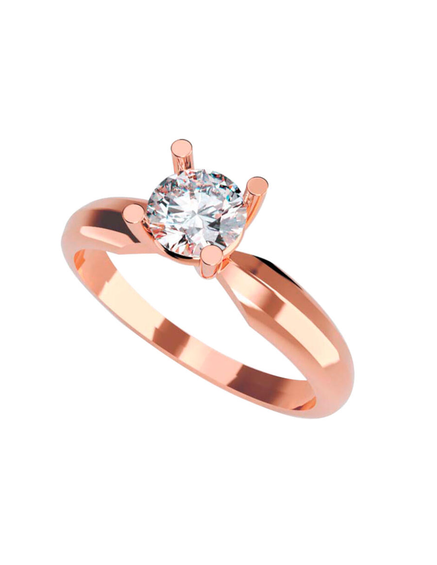 ANILLO DE ORO CON CIRCONIA