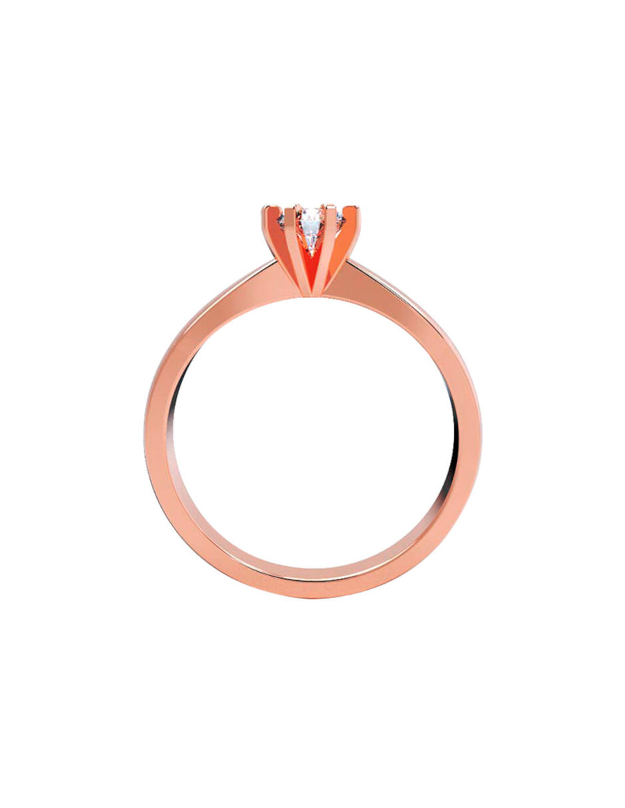ANILLO DE ORO CON CIRCONIA