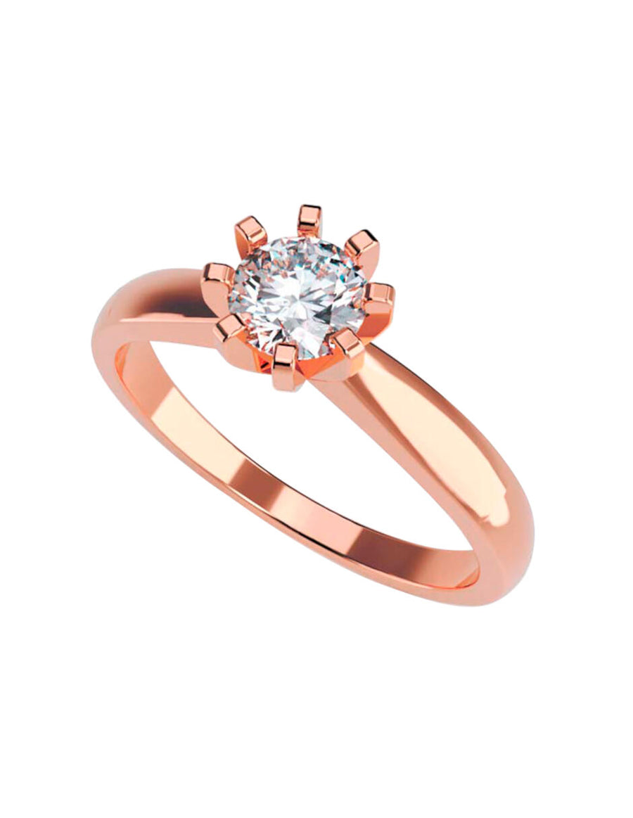 ANILLO DE ORO CON CIRCONIA