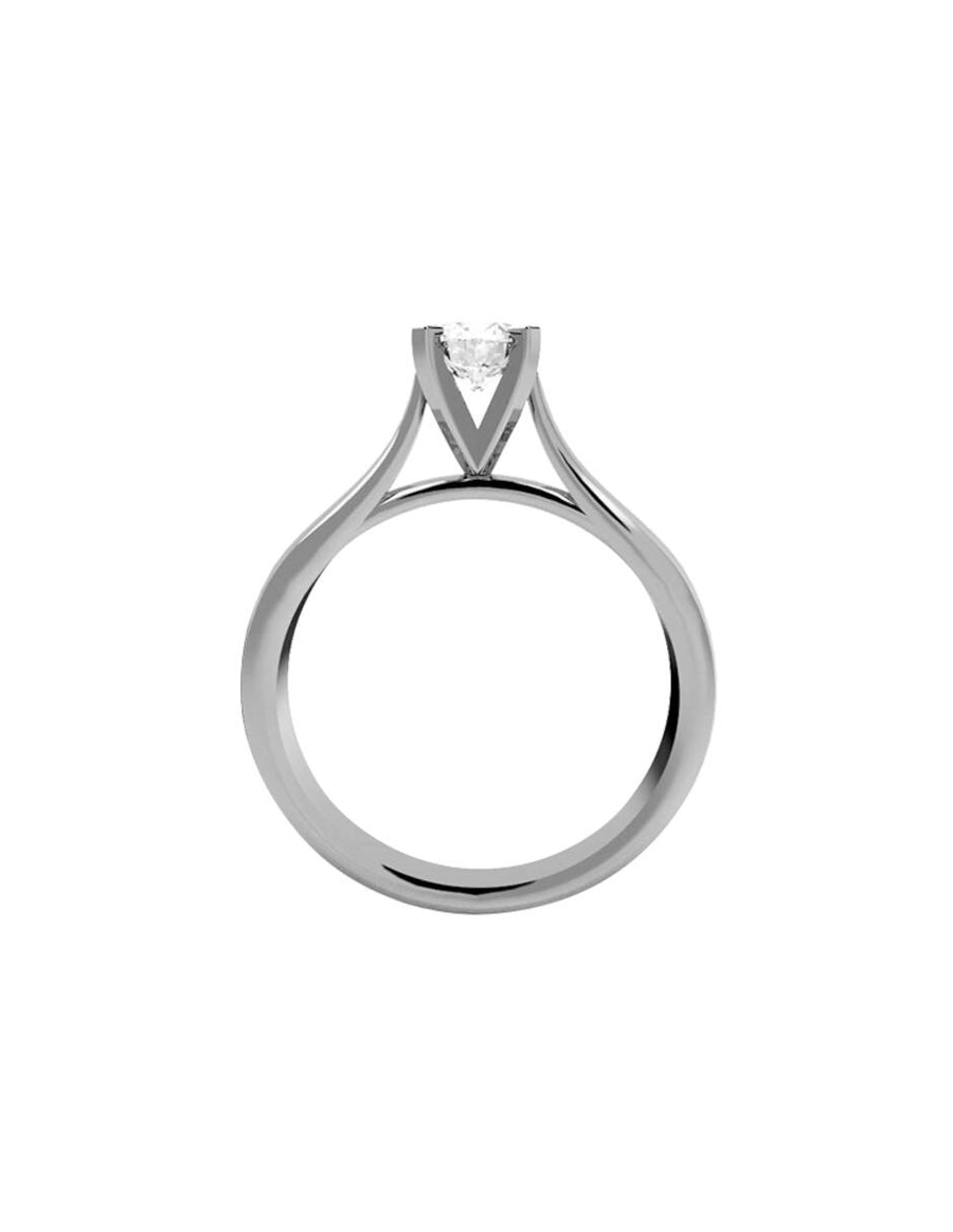 ANILLO DE ORO CON CIRCONIA