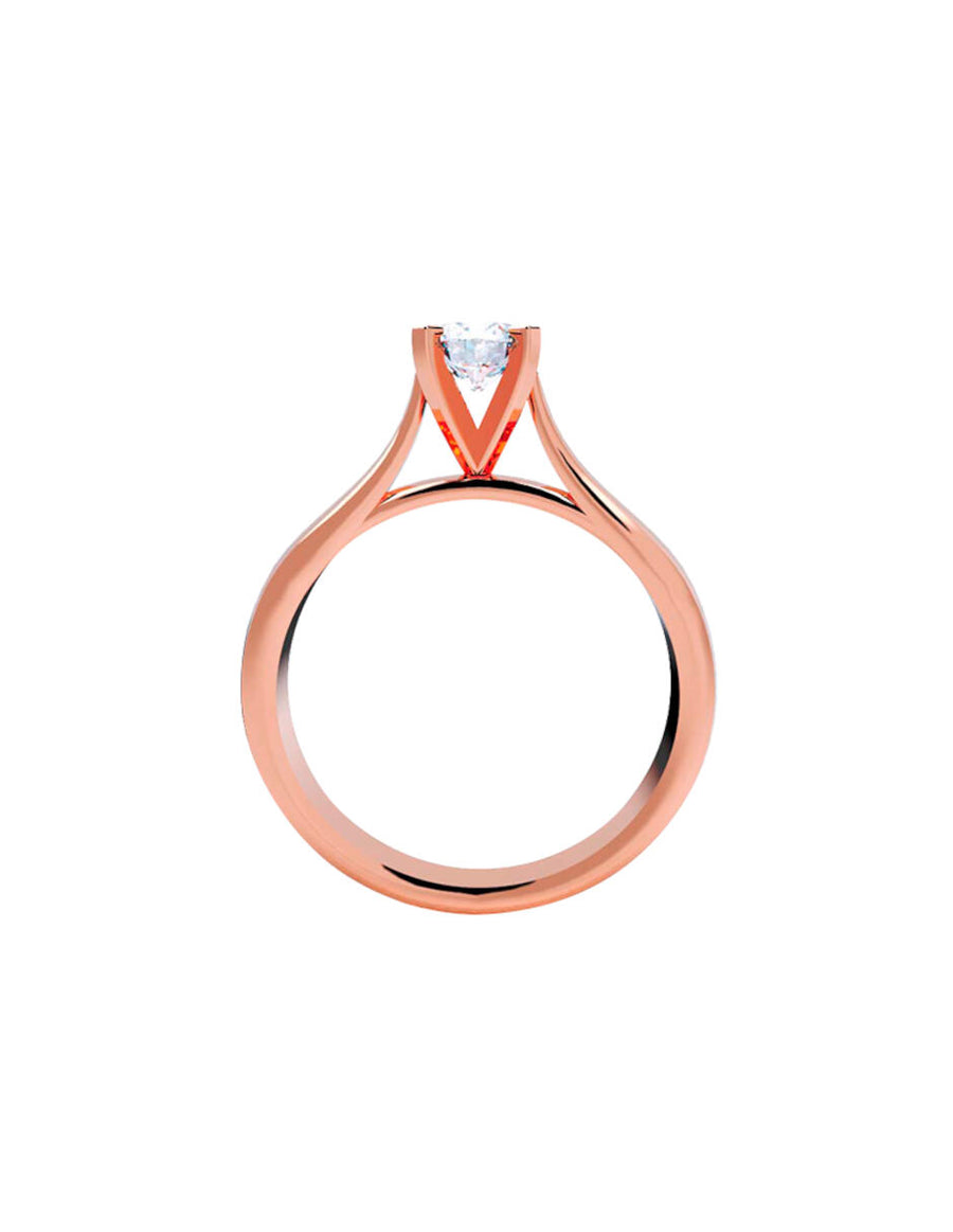 ANILLO DE ORO CON CIRCONIA