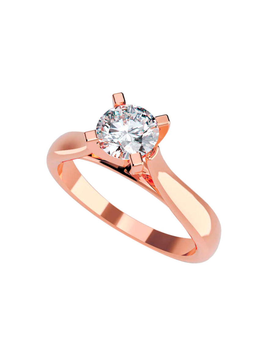 ANILLO DE ORO CON CIRCONIA