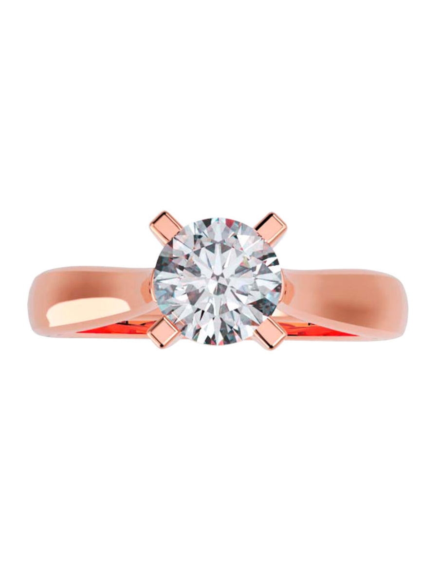 ANILLO DE ORO CON CIRCONIA