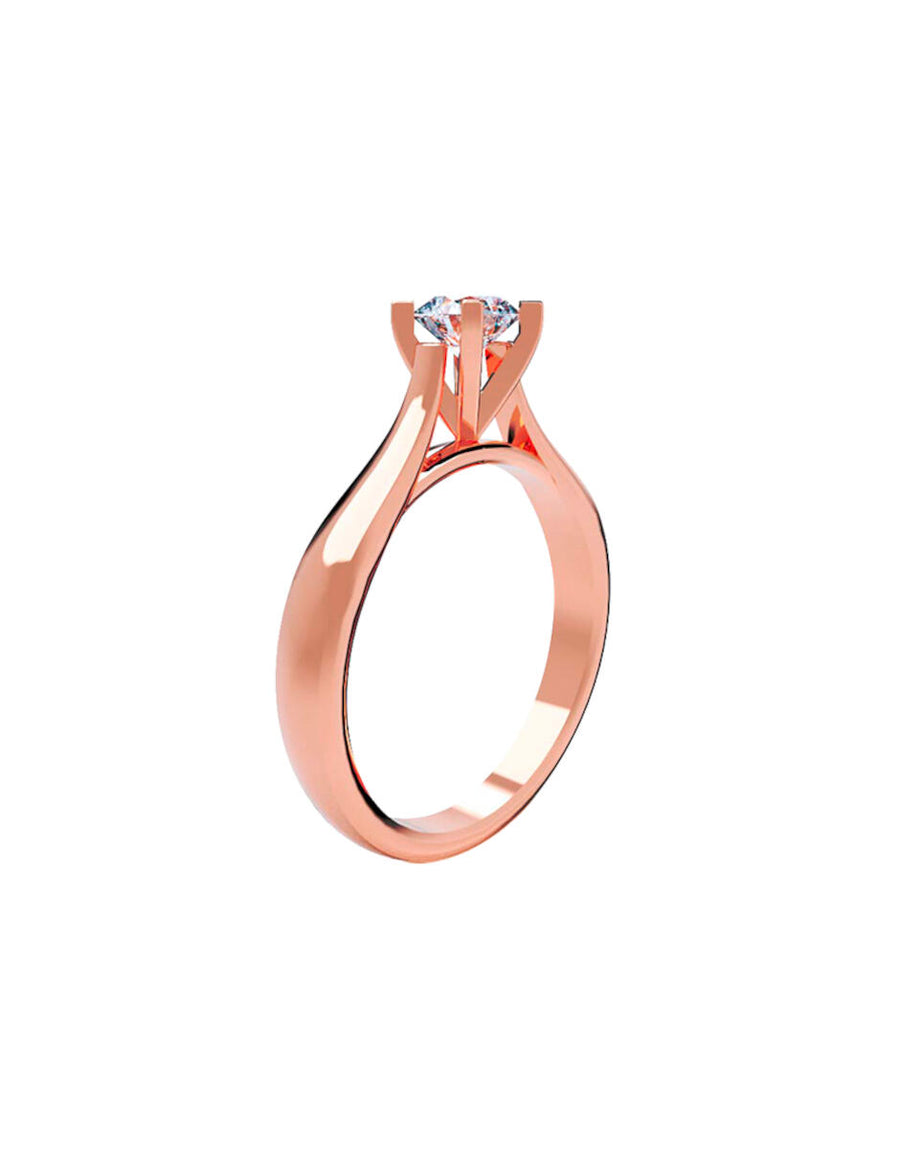 ANILLO DE ORO CON CIRCONIA