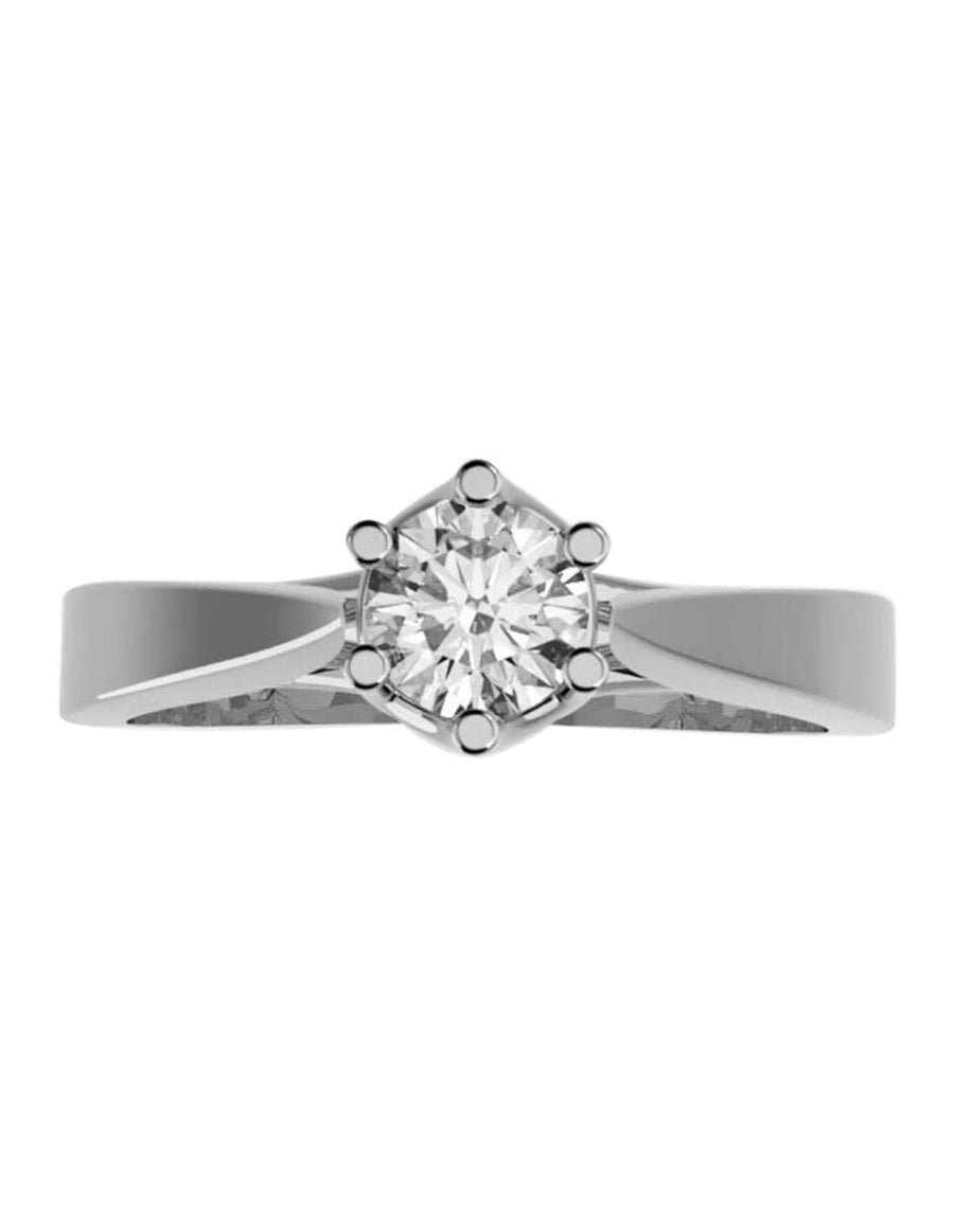 ANILLO DE ORO CON CIRCONIA
