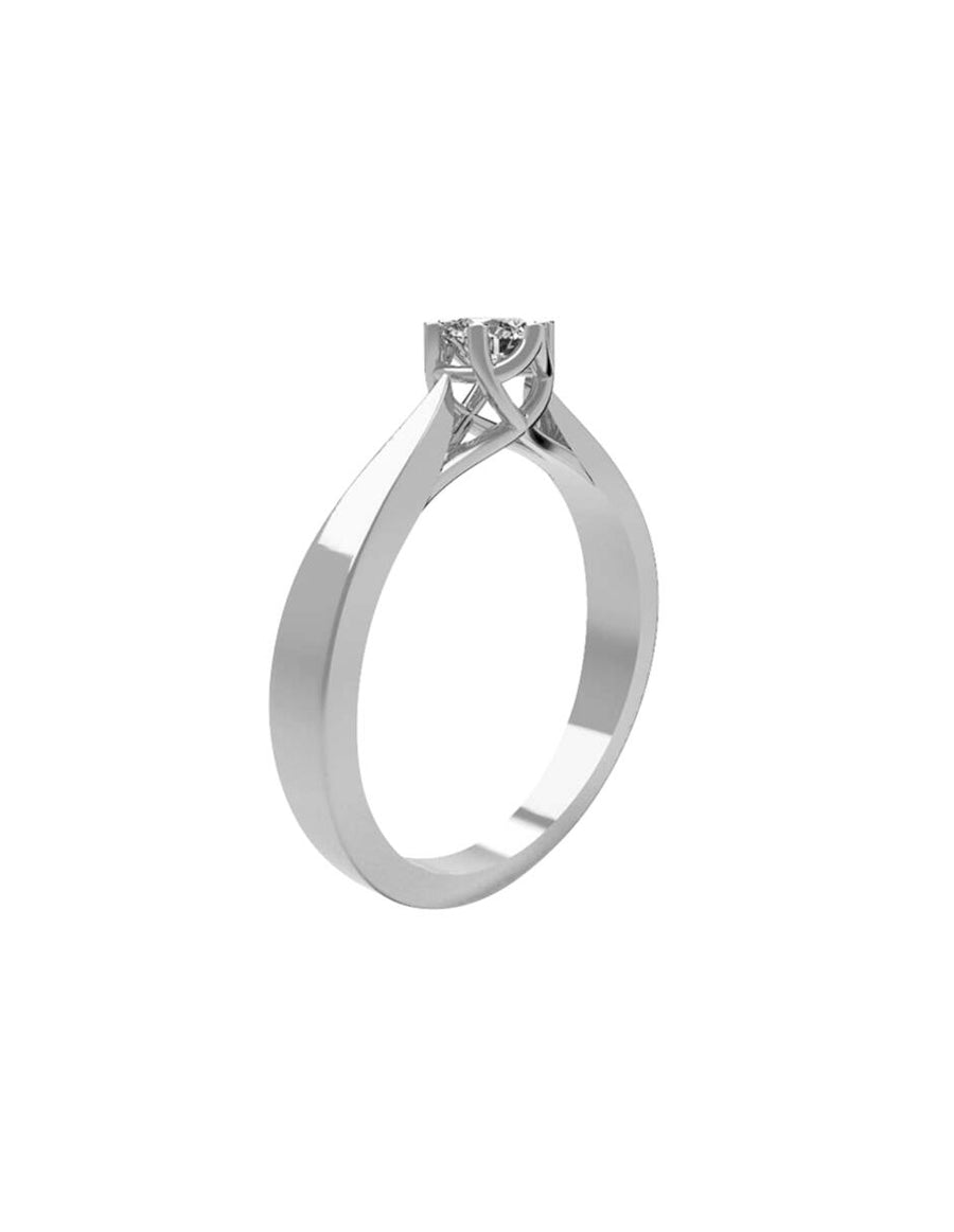 ANILLO DE ORO CON CIRCONIA