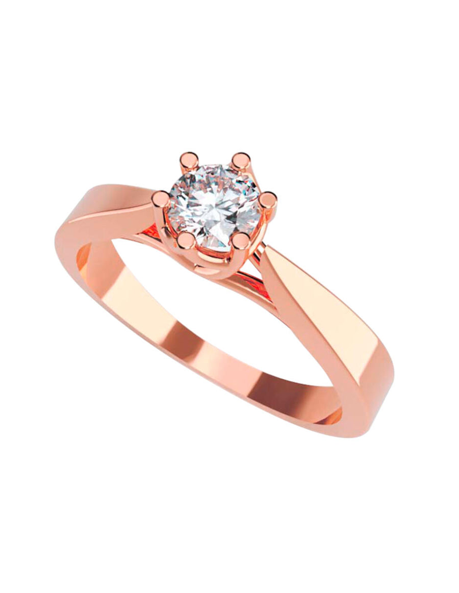 ANILLO DE ORO CON CIRCONIA